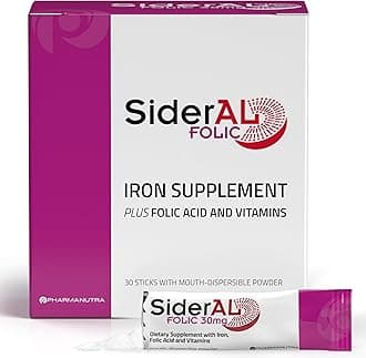 SiderAL Prenatal Vitamins for Women | Clinically Proven Iron Supplement for Women with Folic Acid, Vitamin C, D, B6, & B12 | Trusted Multivitamin for Pregnancy & Energy Support | 30 Powder Sticks
