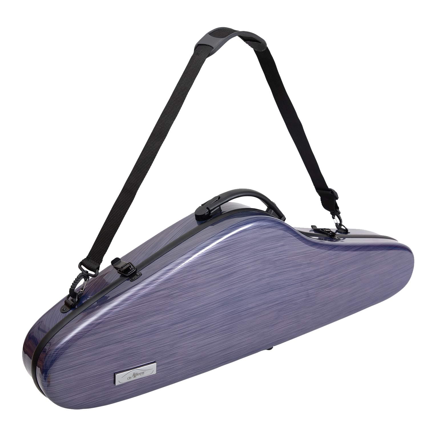 Aileen Violin Hard Case 4/4 Full Size Luxury with Hygrometer Suspension, Purple