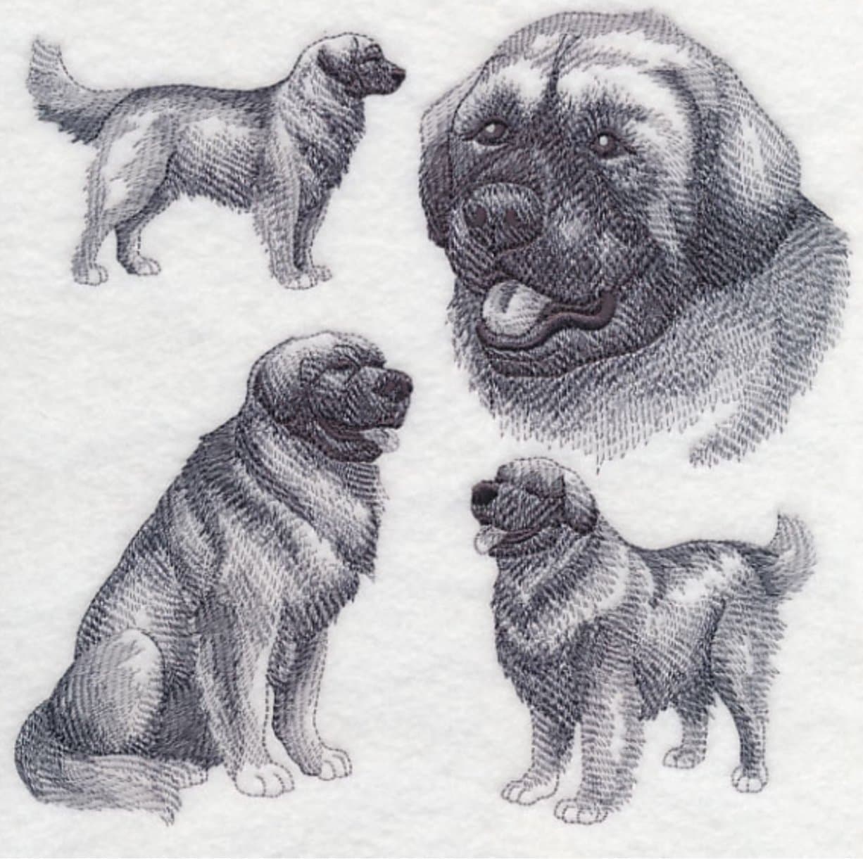 Leonberger Custom Embroidered Sweatshirt Shirt