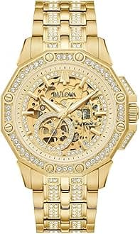 Automatic Watch 98A292, Gold, Bracelet