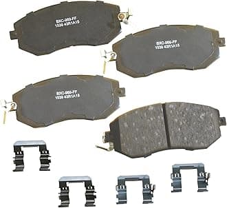Premium SBC1539 Ceramic Front Brake Pads for Select Models Scion FR-S, Subaru BRZ, Crosstrek, Forester, Impreza, Legacy, Outback, WRX, XV, XV Toyota 86, GR86