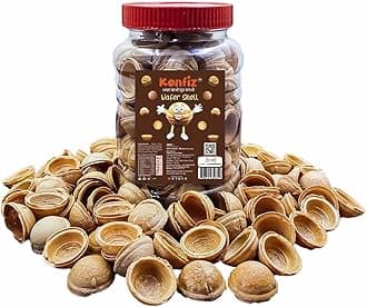 Wafer Shell 100pcs -Sweet Chocolate Shells Shell Making for Choco Shell Cake, Ice Cream, Chocolate Balls, Candy, Rice Balls and Biscuit, Shell