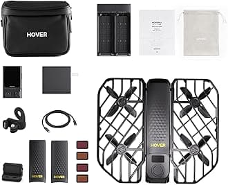 HOVERAir X1 PROMAX 8K Action Flying Camera, Foldable Drone with Camera with 42 KM/H Follow Speed, 10+ Fully Automatic Flight Modes, Fly Anywhere with OmniTerrain, SmoothCapture 2.0(Cycling Combo)