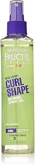Garnier Fructis Style Curl Shape Defining Spray Gel, Curly Hair, 8.5 fl. oz.