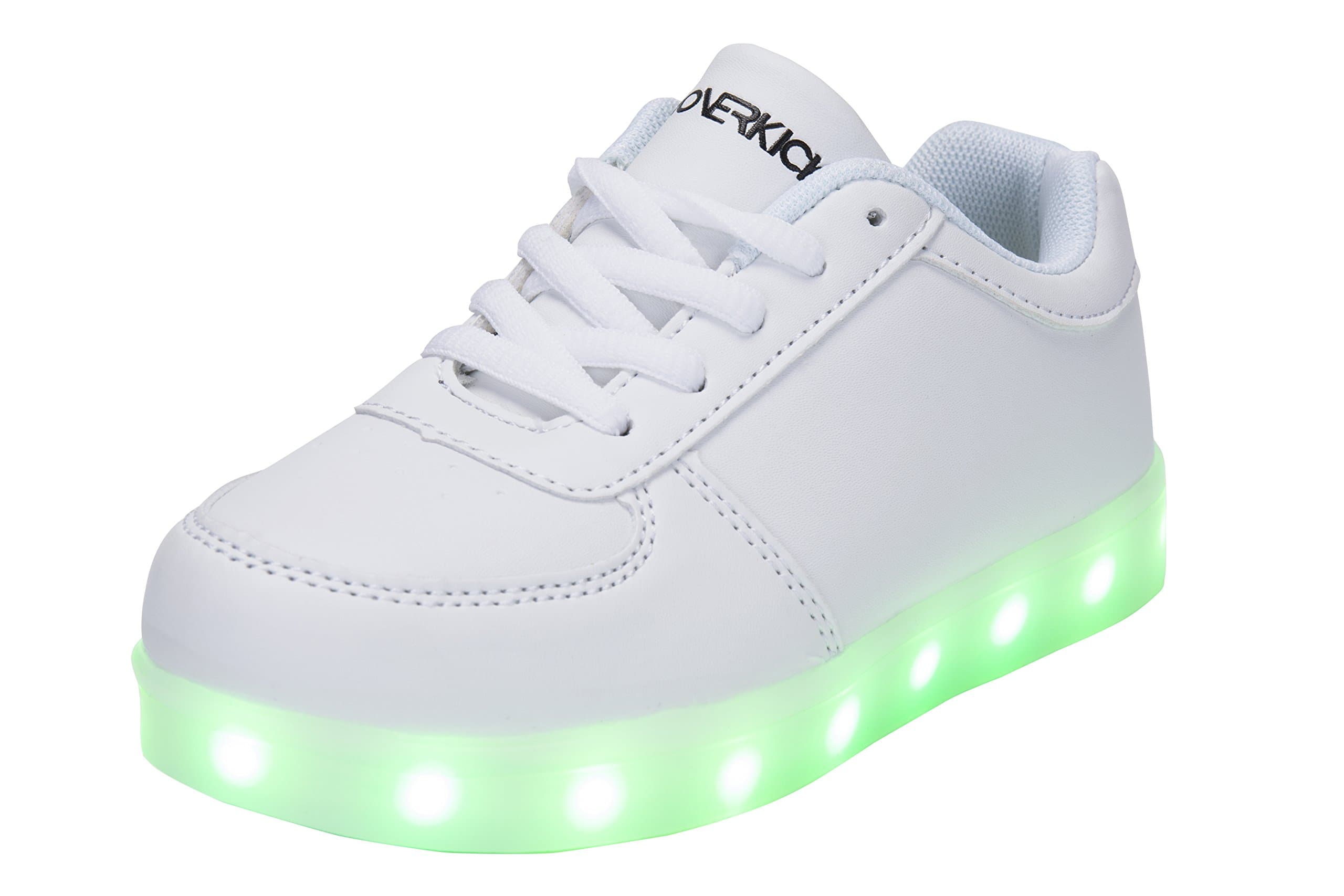 Light Up Shoes Hoverkicks Big Kids Nova (White) with Remote Control for Led Sneakers