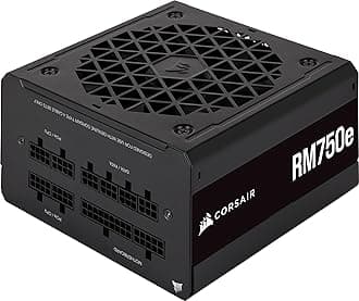 Corsair RM750e (2023) Fully Modular Low-Noise Power Supply - ATX 3.1 & PCIe 5.1 Compliant - 105°C-Rated Capacitors - 80 Plus Gold Efficiency - Modern Standby Support - Black