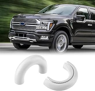 Tow Hooks Covers for Ford F150 2004-2026 Bronco Base/Big Bend/Outer Banks 2021-2026 Compatible with Toyota Tundra Accessories 2017-2021 (White)