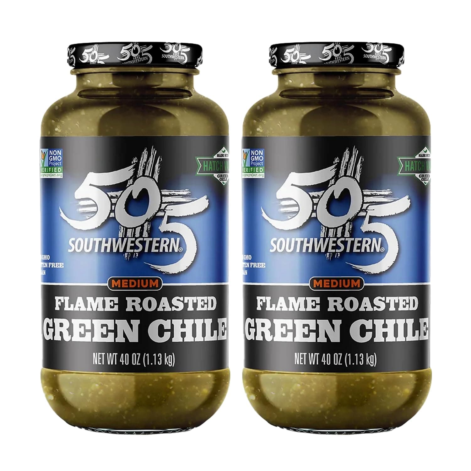 Hatch Valley Diced Green Chiles, 40 Ounce (2 Pack)