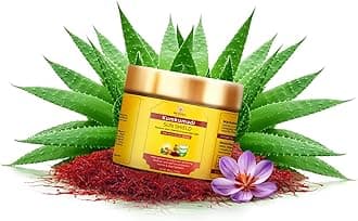 Kumkumadi Ayurvedic Sunscreen for Face & Body with Saffron, Aloe Vera & Licorice – Lightweight Non-Greasy Sun Protection, No White Cast, Daily Moisturizing Sunscreen – 100 g
