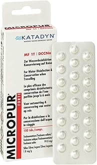 Katadyn Micropur Forte Mf 1T Water Purification Tablet, 8014258
