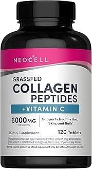 Neocell Super Collagen + C Â€“ 6,000Mg Collagen Types 1 & 3 Plus Vitamin C - 120 Tablets