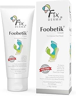 Foobetik Cream, Foot cream, Foot care, For Dry & Cracked Feet, Moisturizes & Soothes Feet, Heel Repair, For Calloused, or Chapped Skin, Paraben Free 100gm