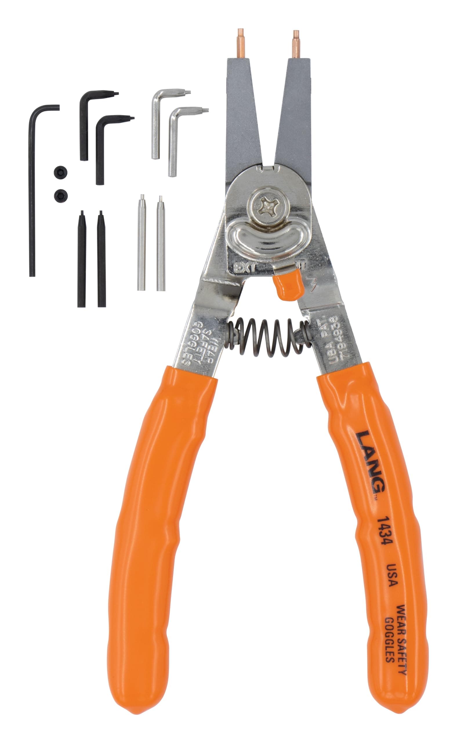 Lang 1434 Circlip Plier Int/Ext 7-48mm