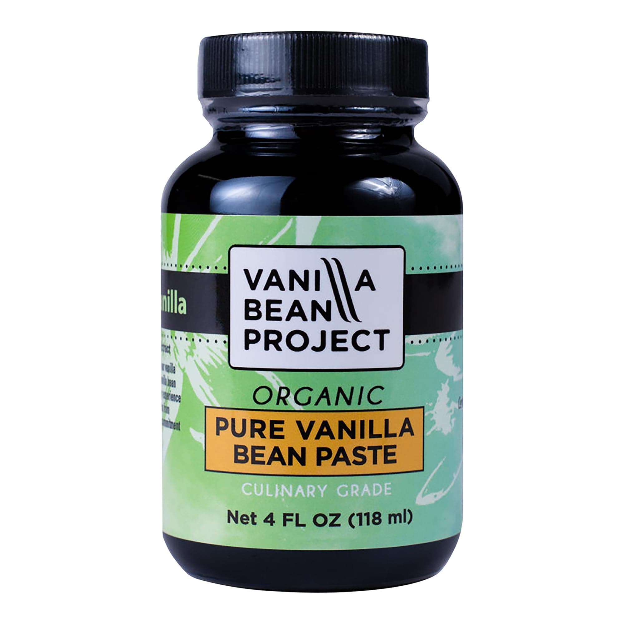 Organic Vanilla Bean Paste | Baking Necessity | Pure Vanilla for Cooking | Vanilla Bean Project | 4 Ounces