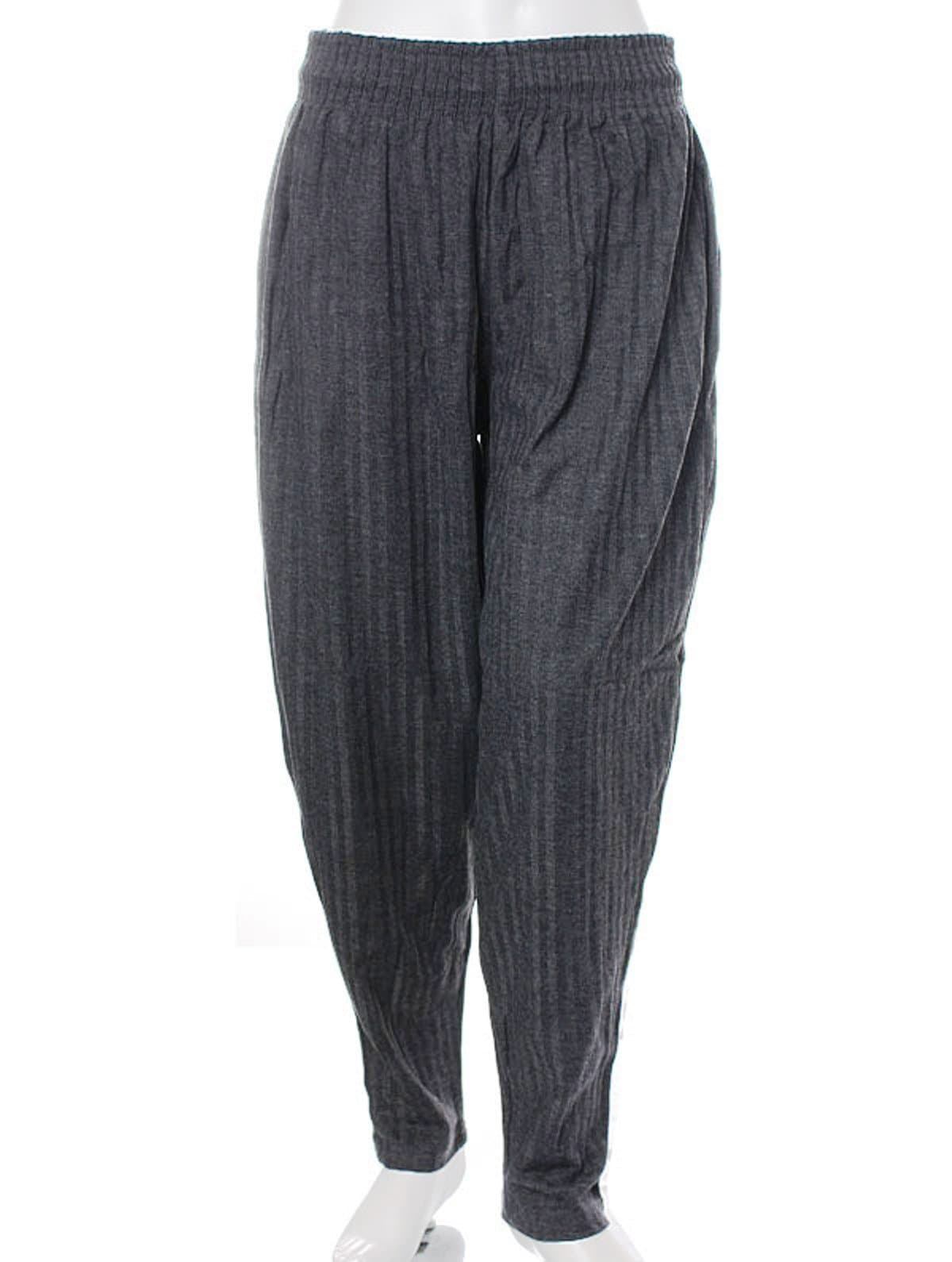 BAGGY GYM WORKOUT PANTS-Solid Charcoal PoorBoy