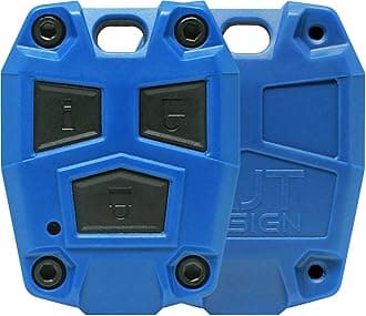 AJT Design ABS Plastic Keyfob Case for FJ Cruiser (2008-2014) | Key Fob Replacement Shell Only (No Electronics) | FJ Cruiser Accessories - Made in USA | Voodoo Blue