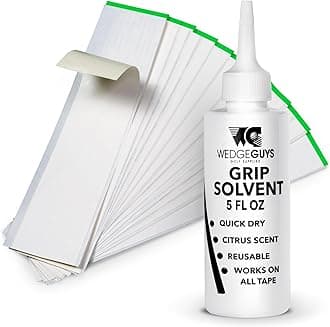 Golf Grip Tape Kits For Regripping Clubs - Professional Quality Options Include Hook Blade, 15 Or 30 Kit Strips, 5 8 Oz Solvent & Rubber Vise Clamp