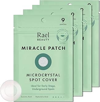 Microneedle Acne Healing Patch - Pimple Acne Spot Tea Tree Treatment (4Pack, 36 Patches)