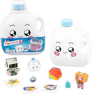 LankyBox Giant Milky Mystery Set Singing Mystery Milky Set with 9 Exciting Toys to Discover Inside, Officially Licensed Merch