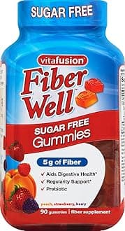 VitafusionFiber Well Gummy Vitamins, 90 Count (Packaging May Vary)