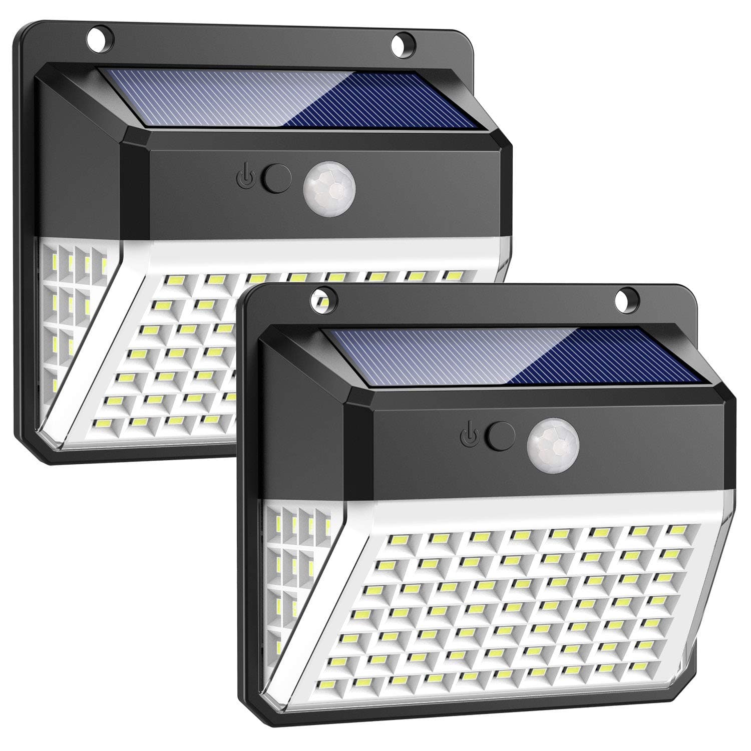 Solar Lights Outdoor, Upgraded [82 LEDs] Solar Powered Motion Sensor Lights Waterproof Wall Light Security Night Light with 270°Angle for Pathway, Garden, Step Stair, Front Door, Yard(2 Pack)