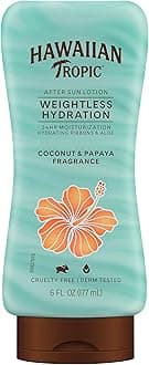 Hawaiian Tropic Silk Hydration Weightless After Sun Lotion - Coconut Papaya Fragrance 177ml, White, 6 Ounce