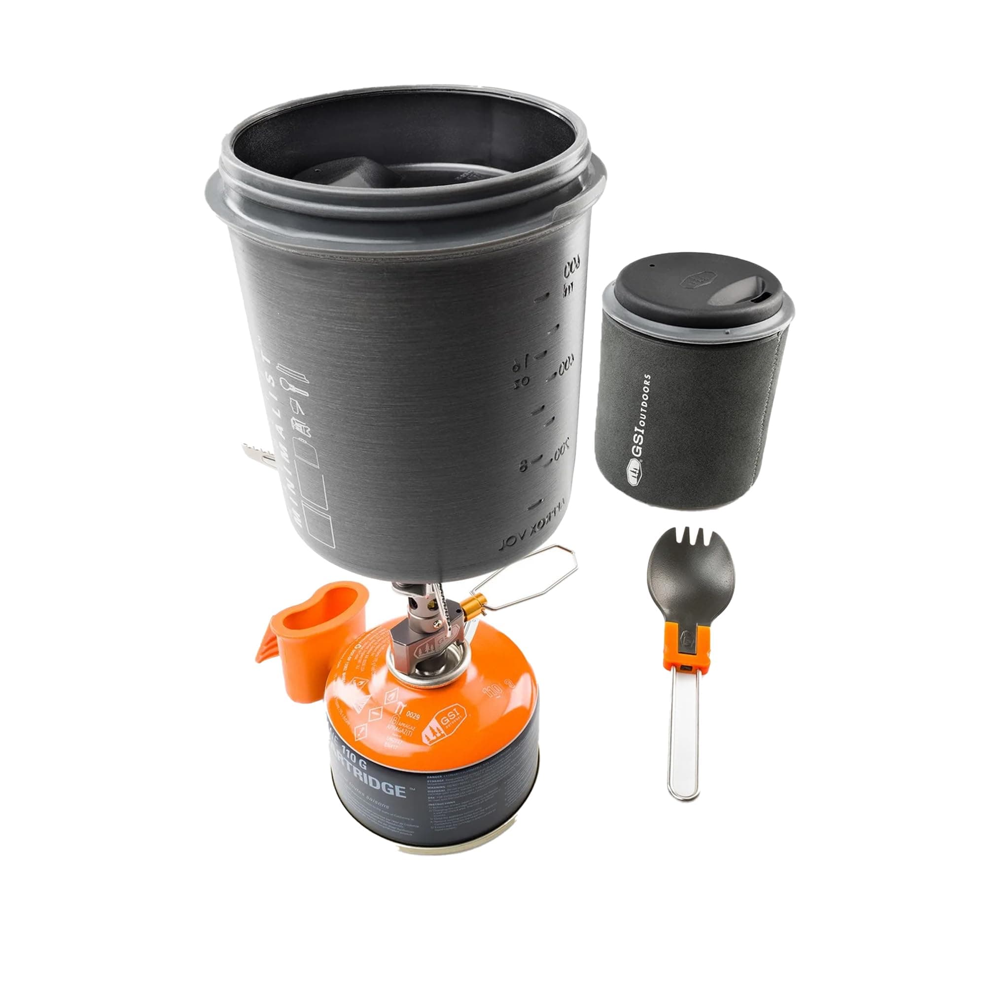 Halulite Minimalist Kitchen Kit | Integrated Camp Cookware for Ultralight Backpacking and Camping