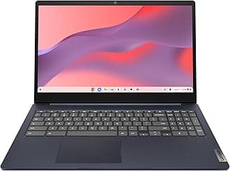 Lenovo Chromebook 3i Notebook - 15.6 Inch / 39.6 cm Full HD Laptop - 8 GB Memory - 64 GB Storage - Intel Celeron N4500 - 2023 Model