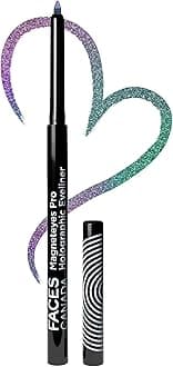 FACES CANADA Magneteyes Pro Holographic Eyeliner - Peacock Dance 02, 0.25g | Multichrome/Duochrome Eyeliner | Metallic & Shimmer Finish | Longlasting | Waterproof & Smudgeproof