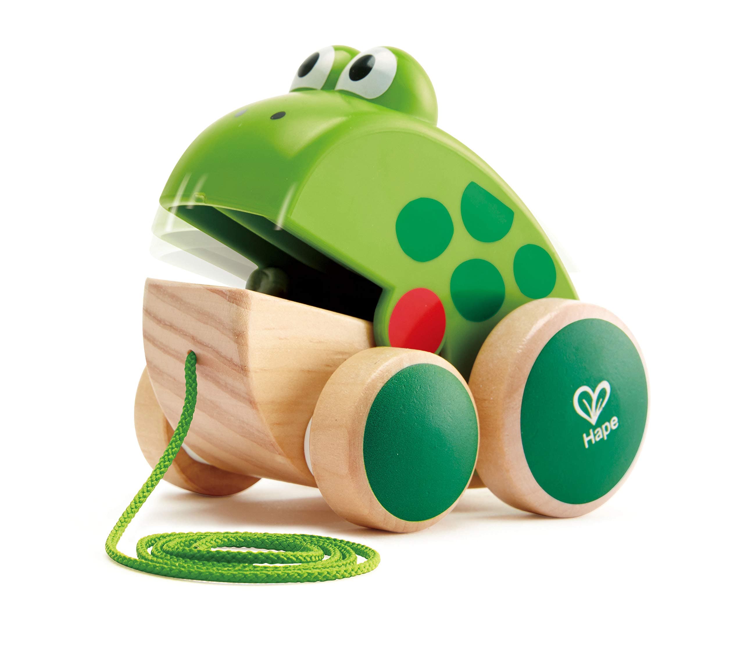 Hape Push & Pull Frog Pull Along