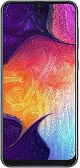 Samsung Galaxy A50, 64GB + 4GB RAM, Black - Unlocked (Renewed)