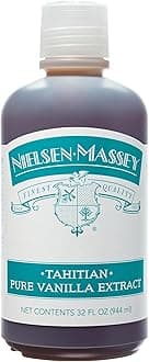 Nielsen-Massey Tahitian Pure Vanilla Extract for Baking and Cooking, 32 Ounce Bottle