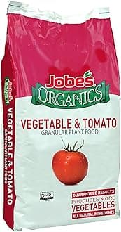 Jobe’s Organics Granular Garden Fertilizer, Easy Plant Care Fertilizer for Vegetable Gardens and Tomato Plants, 16 lbs Bag