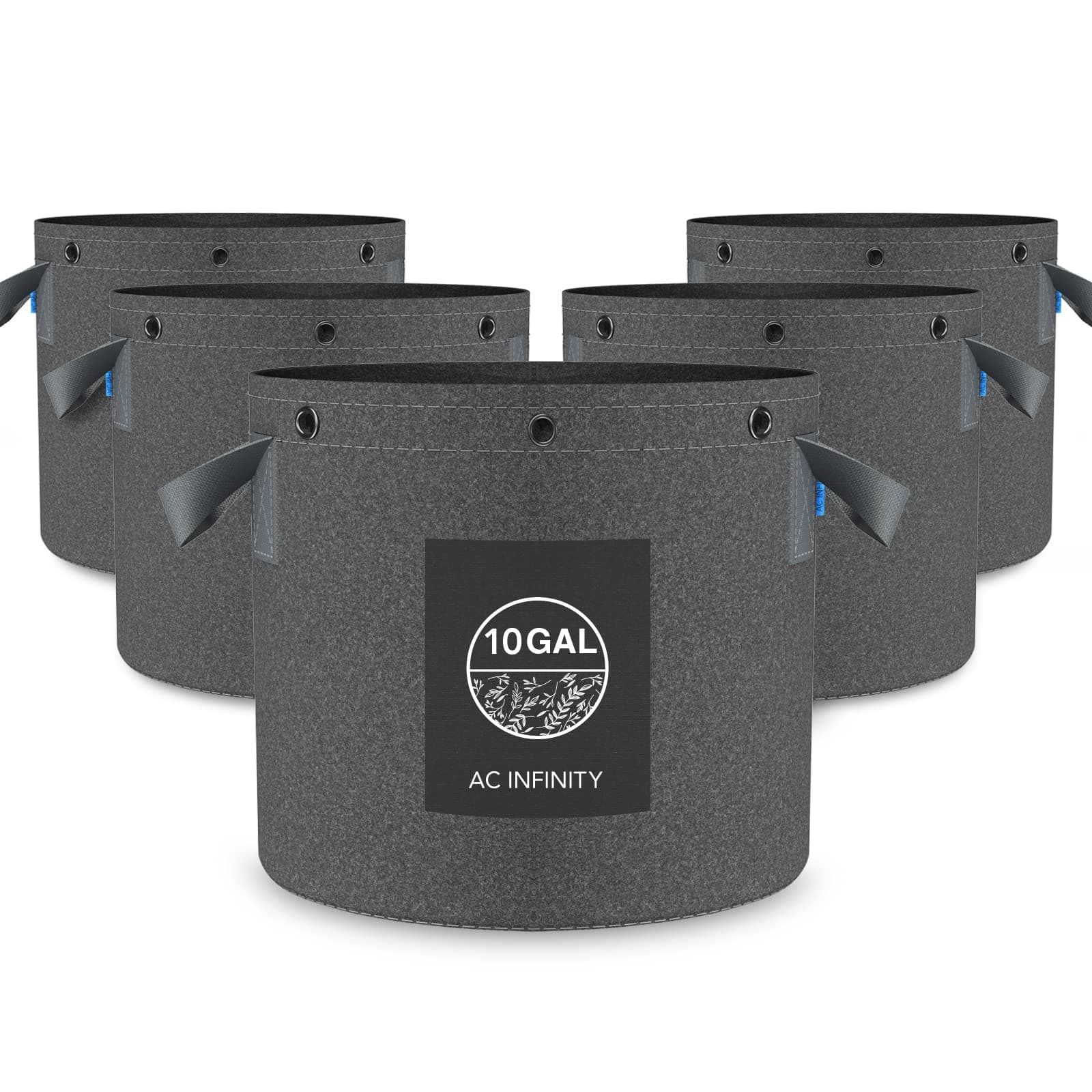 AC Infinity Heavy Duty Fabric Pots, 10-Gallon