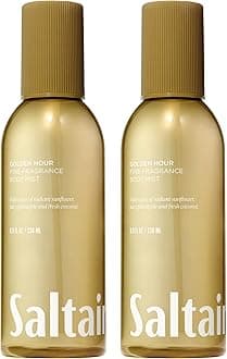 - Saltair Body Mist 2 Pack - Fine Fragrance, Lightweight Body Spray Mist with Golden Hour Scent. Long Lasting Perfume Mist. 2x 8oz Bottles