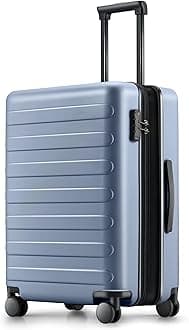 Carry On Luggage 22x14x9 Airline Approved, 20 Inch Luggage with Smooth Spinner Wheels, Expandable, Hard Shell PC Suitcase, Lightweight Travel Luggage, TSA Approved (Shadow, Rhine Max)
