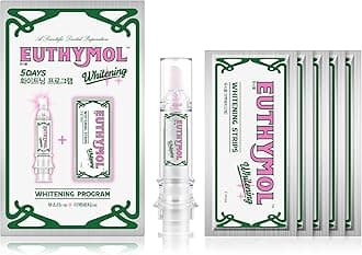 Teeth Whitening Program Kit- Booster Gel (0.16 Fl oz) & Strips (5 Count), Visibly Whiter Teeth in Just 5 Days, Remove Coffee Stain, Oral Care