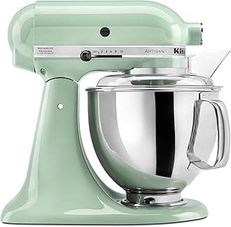 Artisan Series 5 Quart Tilt Head Stand Mixer with Pouring Shield KSM150PS, Pistachio