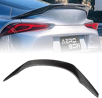 AeroBon Real Carbon Fiber Trunk Spoiler Compatible with 2020-2026 Toyota GR Supra A90 A91 Rear Spoiler (OS Style) OE Sport