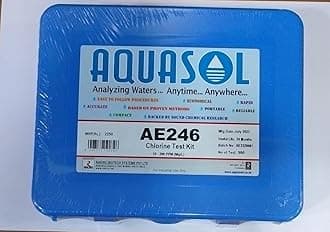 AQUASOL AE246 Chlorine (Idometric) Test Kit (10-200 mg/l), 300 Tests