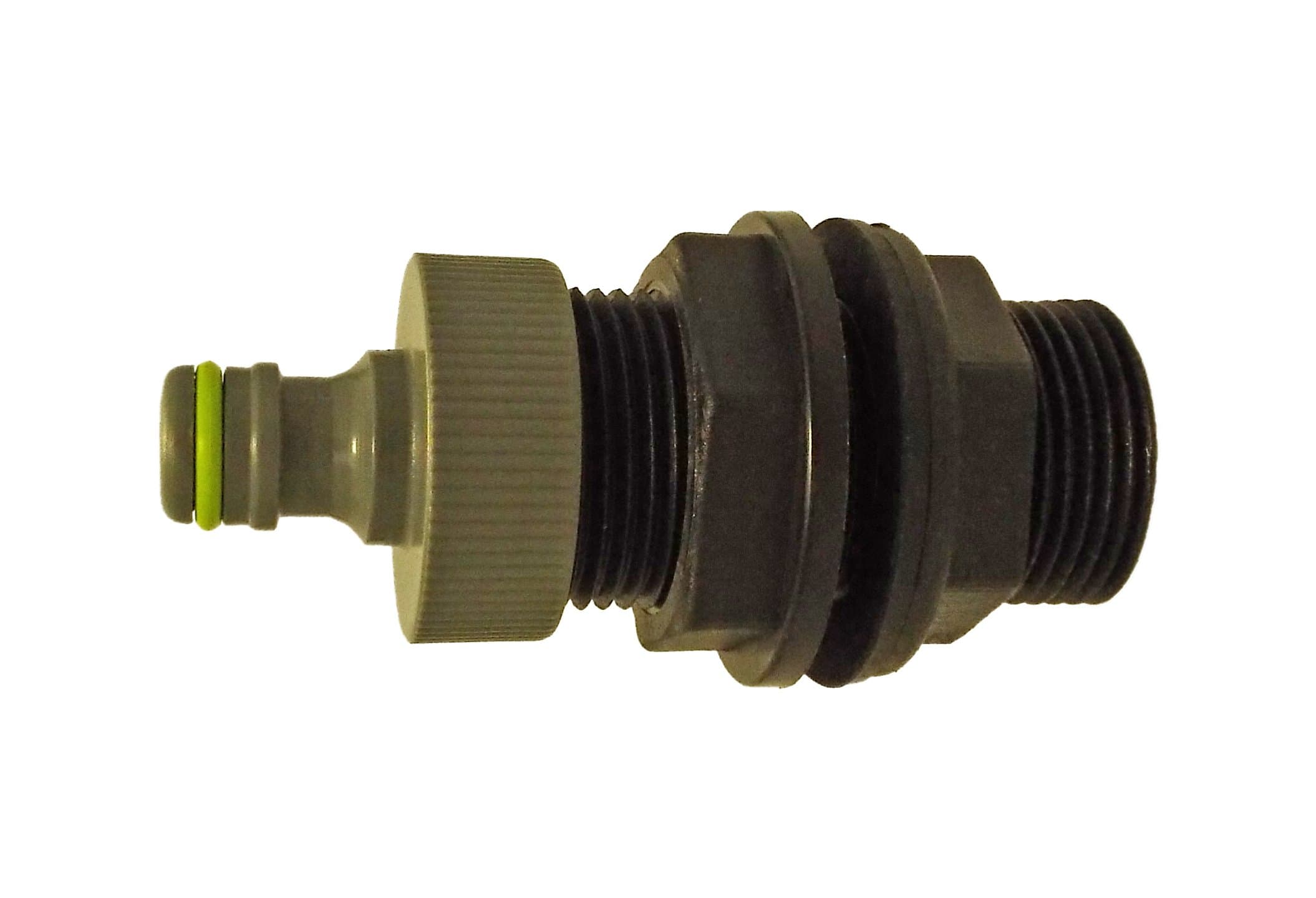 IRRIGA 3/4" BSP IBC Tank/Waterbutt Connector + Range of Outlet Fittings (3/4" IBC + Hose CON)
