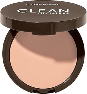 Clean Invisible Pressed Powder, Lightweight, Breathable, Vegan Formula, Classic Beige 130, 0.38 oz
