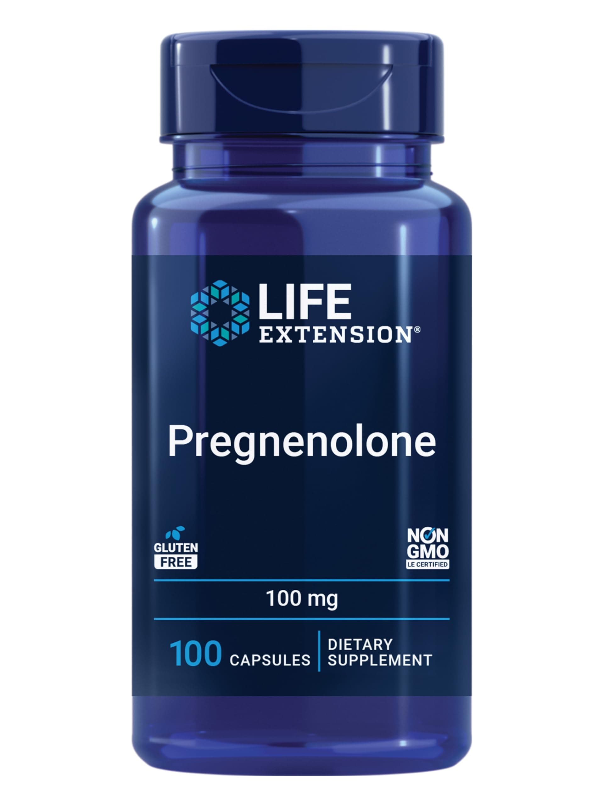 Life Extension, Pregnenolone, 100 mg, 100 Capsules