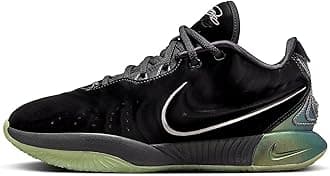 Lebron XXI Tahitian Basketball Shoes (FB2238-001, Black/Iron Grey/Oil Green/Metallic Pewter) Size 3.5