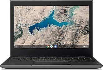Lenovo 100e 2nd Gen 11.6"" Rugged & Spill Resistant Laptop HD Chromebook Laptop 81ma000tus Armv8 Processor Rev2 (v8l) 4GB Ram 32GB SSD, Black (Renewed)