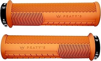 Peaty's Monarch Bicycle Grips - Durable, Ergonomic Finger Bar, Thumb Pad, All Day Riding, All Weather, All Terrain