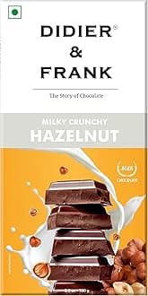 Didier & Frank Crunchy Hazelnut Milk Chocolate, 100g (Keto)