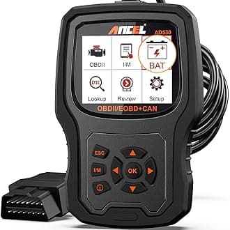 AD530 OBD2 Scanner Diagnostic Tool, Universal Check Engine Code Reader with Live Data, Car Diagnostic Tool with Upgraded Battery Tester & All OBD2 Functions for 1996+ Cars, Upgraded AD310