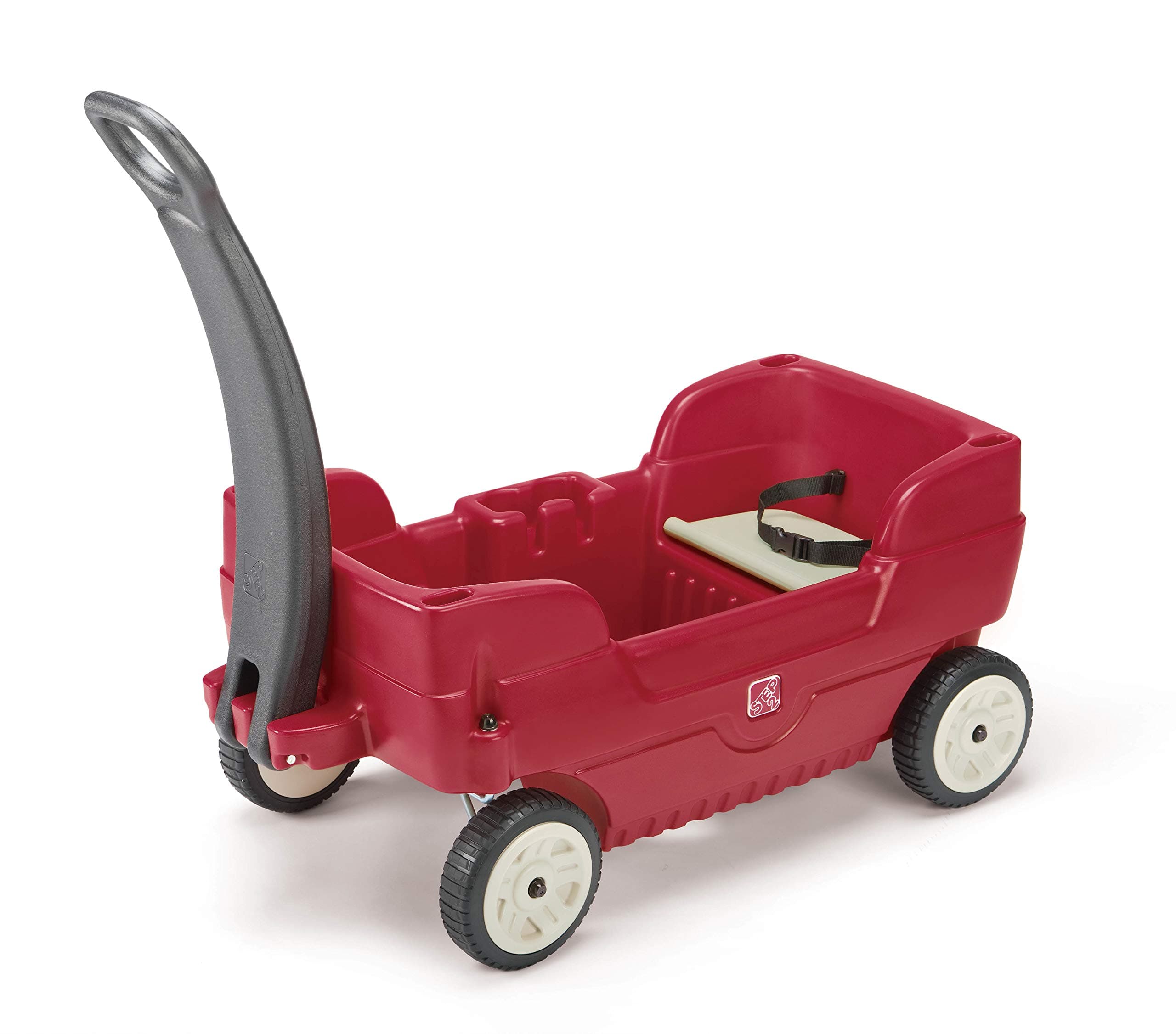 Step2 Canopy Wagon | Kids Wagon with 2 Seats and Storage