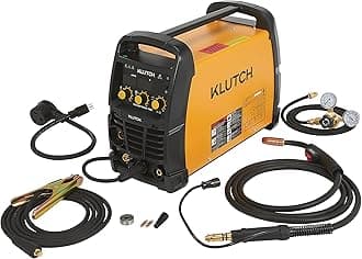 Klutch Dual-Voltage MIG/Flux-Core Welder with Inverter Technology, 120/230 Volts, 180 Amp Max., MIG Ready